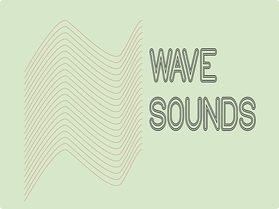 WAVE SOUNDS branding design logo