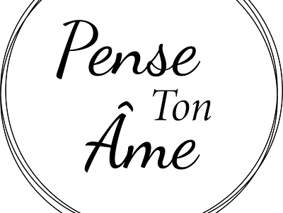 Logo "Pense ton âme" design icon logo web