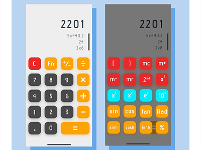 Calculator Ui app calculator dailyui design illustration minimal ui ux vidaldesigns