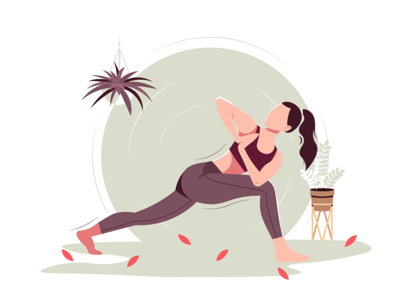 Yoga by Nelly on Dribbble