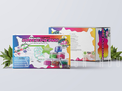 Slime box Packaging design box custom box packaging design customize boxes design for packaging designing of packaging graphics artist package designers packaging designing product packaging design