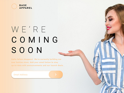 Coming Soon - Landing Page