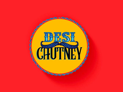 Desi Chutney logo minimal vector