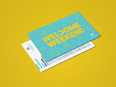 Welcome Weekend Campaign - George Fox University branding design flat illustration illustrator typography vector