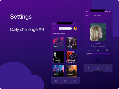 Music player UI design