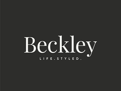 Beckley Logo branding lifestyle logo