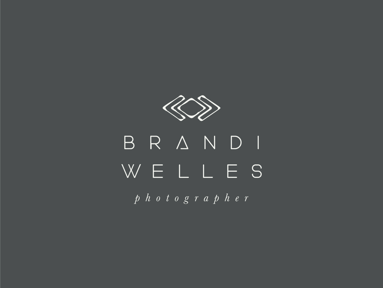 Brandi Welles Photographer Logo by Kadie Smith on Dribbble