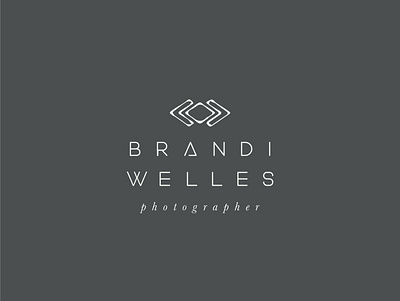 Brandi Welles Photographer Logo branding branding design california photographer photography photography logo