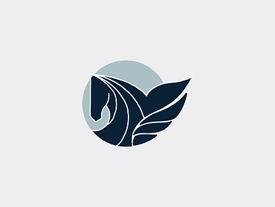 HarloKyn Logo Mark brand design branding finance illustration logo pegasus vector wings