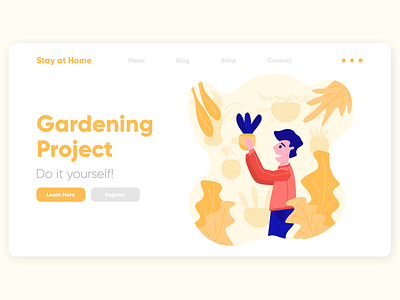 Quarantine Routine Series - Landing Page - Gardening