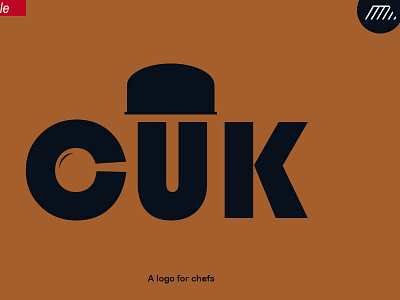 Cuk logo branding chefs design logo logo design logodesign logos logotype manuel ogomigo negativespace new