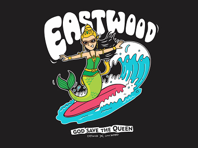 Eastwood ( God Save the Queen ) cartoon character cartoon illustration drawing illustraion illustration logo illustration mascot mascot character mascot design vector