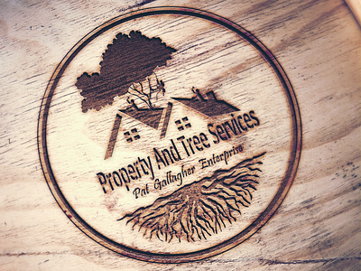 Property and Tree Services{Logo} branding design graphic design icon illustration logo vector