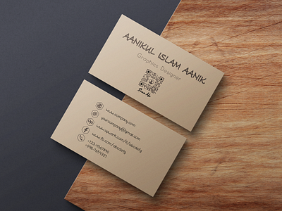 Khaki_Professional Business Card