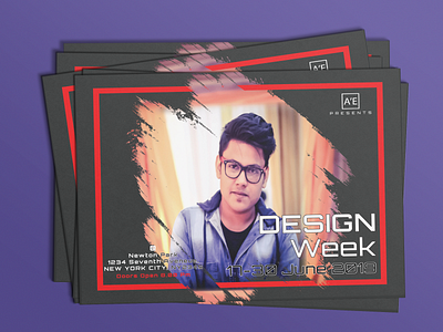 Professional Flyer_Design Week branding design flyer graphic design icon illustration logo magazine poster professional flyer professional poster typography ui ux vector