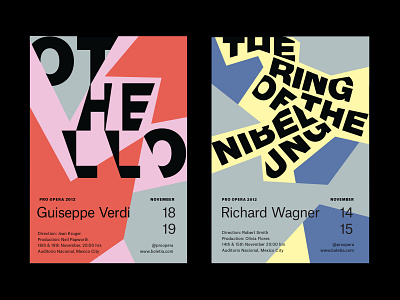 Posters for Opera