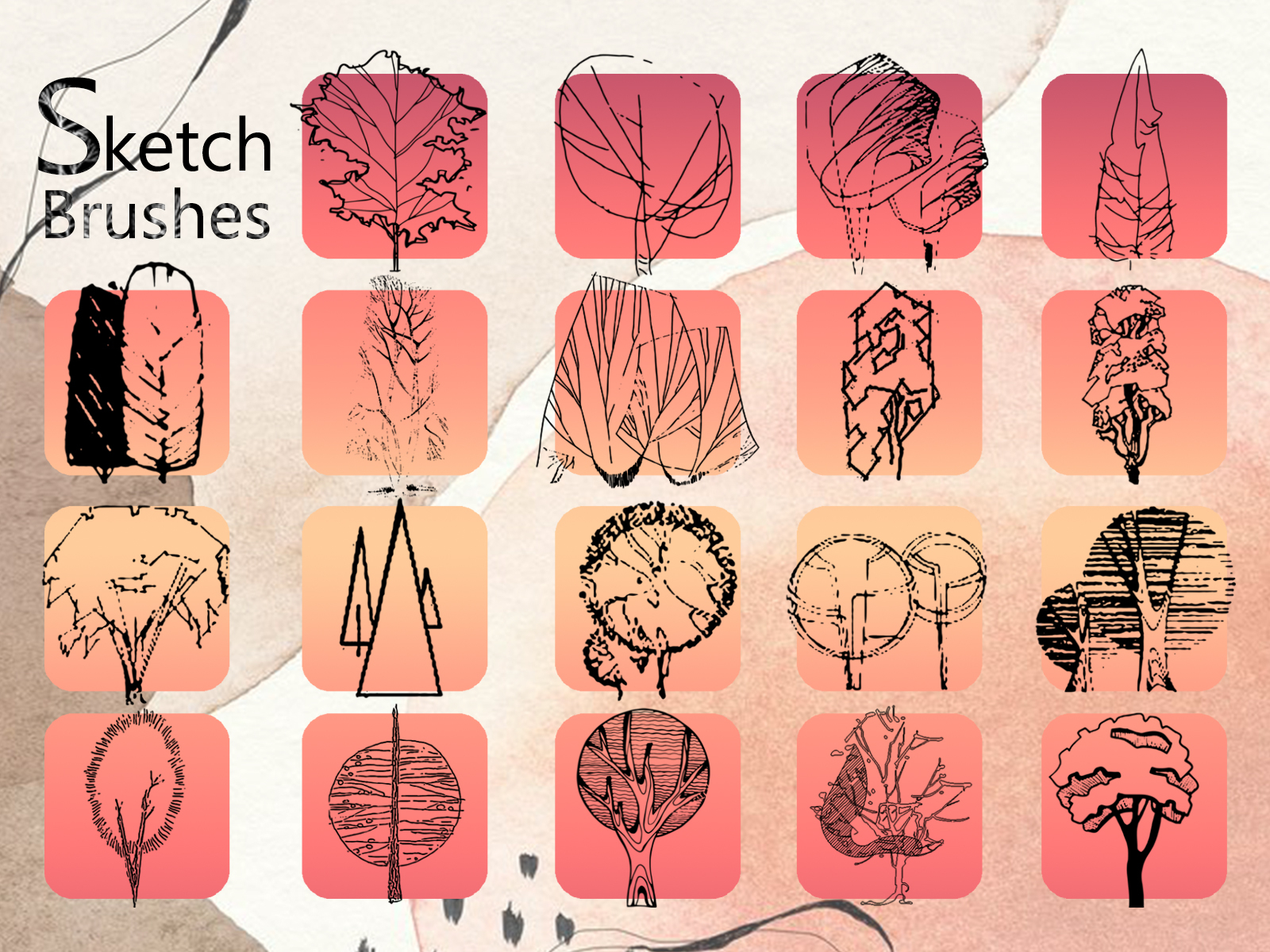 Free Download 8 Pencil Brushes for Photoshop  Brushes Pack