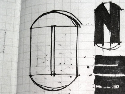 IIM 01 concept logo sketch type typography