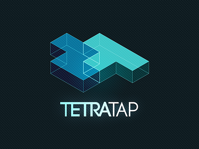 TETRATAP [second] 2011 game logotype tetris