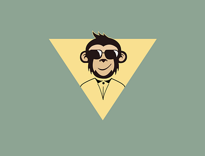 Monkey Logo Concept animal art concept design gaming illustrator logo logo concept monkey simple