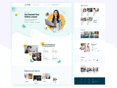 E-Learning Platform Landing Page