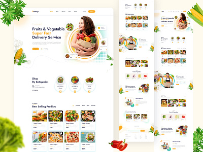 Frossy- Food Delivery Landing Page