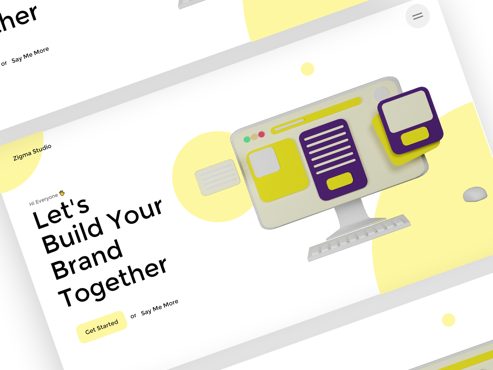 Business Web site Landing Page UI Design by ??? on Dribbble