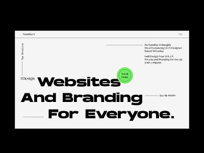 Designer Landing UI adobe agency best best ui branding design illustration landingpage logo top ui top ui designer typography ui uidesign uiux vector website