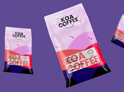 Koa Coffee Package redesign concept. branding coffee design graphic design logo package product package typography ui
