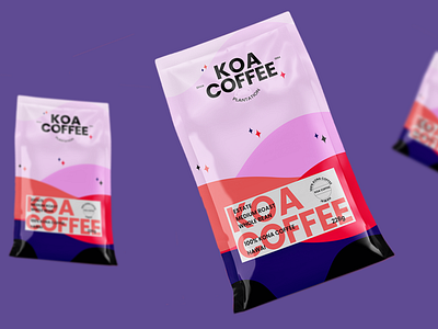 Koa Coffee Package redesign concept.