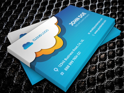 Cloud Server BC business card cloud hosting server visit card