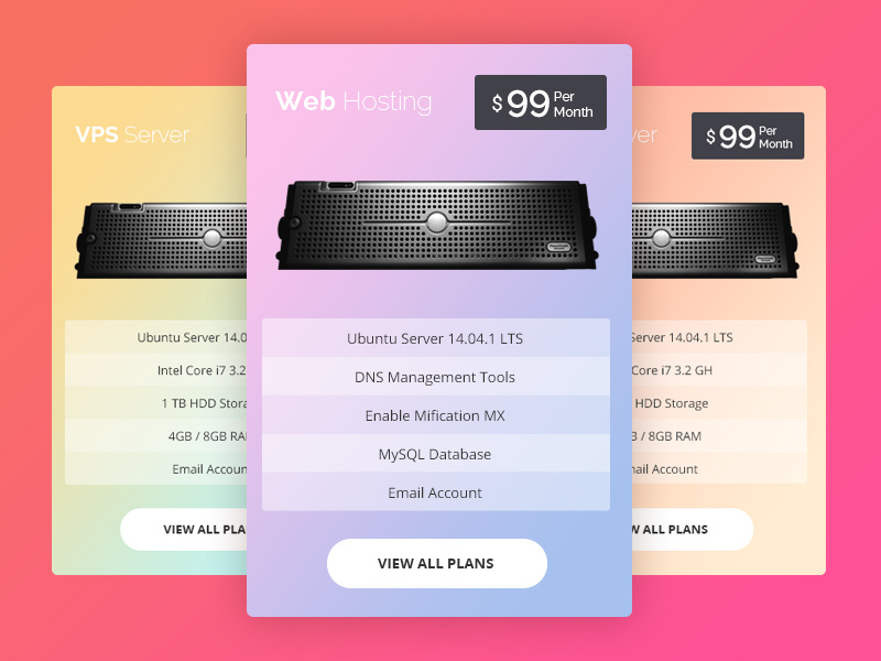 Cloud Hosting Server Price Table price table dedicated shared vps pricing server hosting cloud