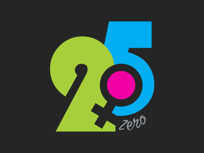 25Zero Logo Design zero logo girl logo woman logo blue logo green logo 25 logo 5 logo 2 logo 25 logo logo alphabet logo design