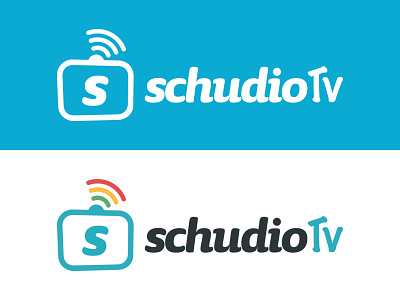 SchudioTv Logo Design logo logo design logo inspirations logo tv tv tv logo