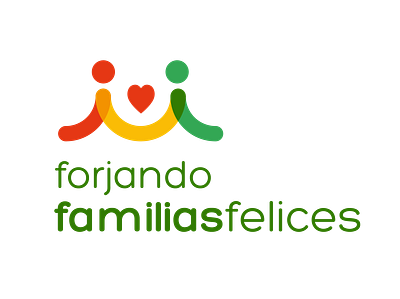 Forjando Familias felices familias family happy logo logo design