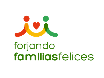 Forjando Familias felices familias family happy logo logo design