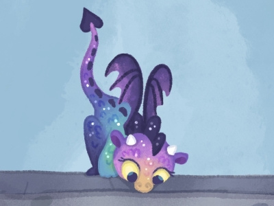 Little curious dragon