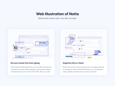 Web Illustration of Notta