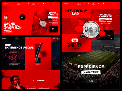 Coca-Cola Gaming Website | Home Page