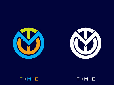 T M E Letters logo logotype