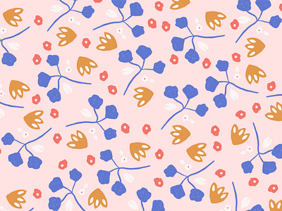 Floral Pastel surface pattern design