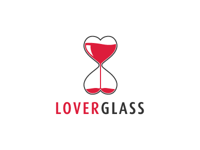 Lover Glass hoverglass logo love