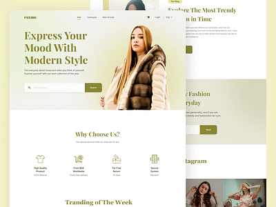 Fashion Landing Page