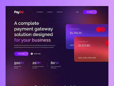 Online Payment Gateway dark graphic design illustration landing page online payment pay ui ux web design