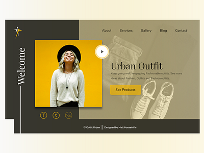 Urban Outfit aesthetic branding ui uidesign uidesigner uiinspiration uiux uiuxdesign web design website design