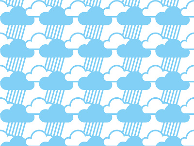 Rainy autumn backround clouds flat illustration illustration kids pattern kidsroom minimal nature outline pattern print pattern rainy seamless pattern simple graphic textile pattern texture vector wallpaper