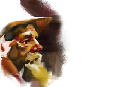 Digital sketch digital sketch drawing old man painting portrait sketch