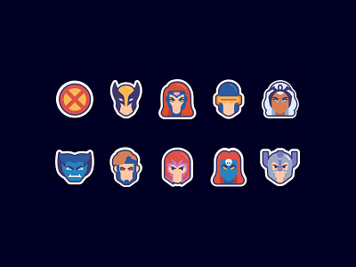 Stickers: X-men