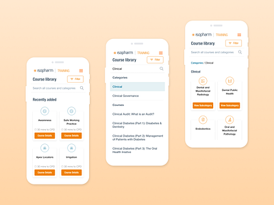 Isopharm mobile course library