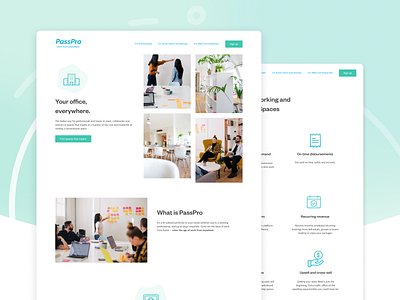 PassPro Website brand deployment branding development ui webdesign